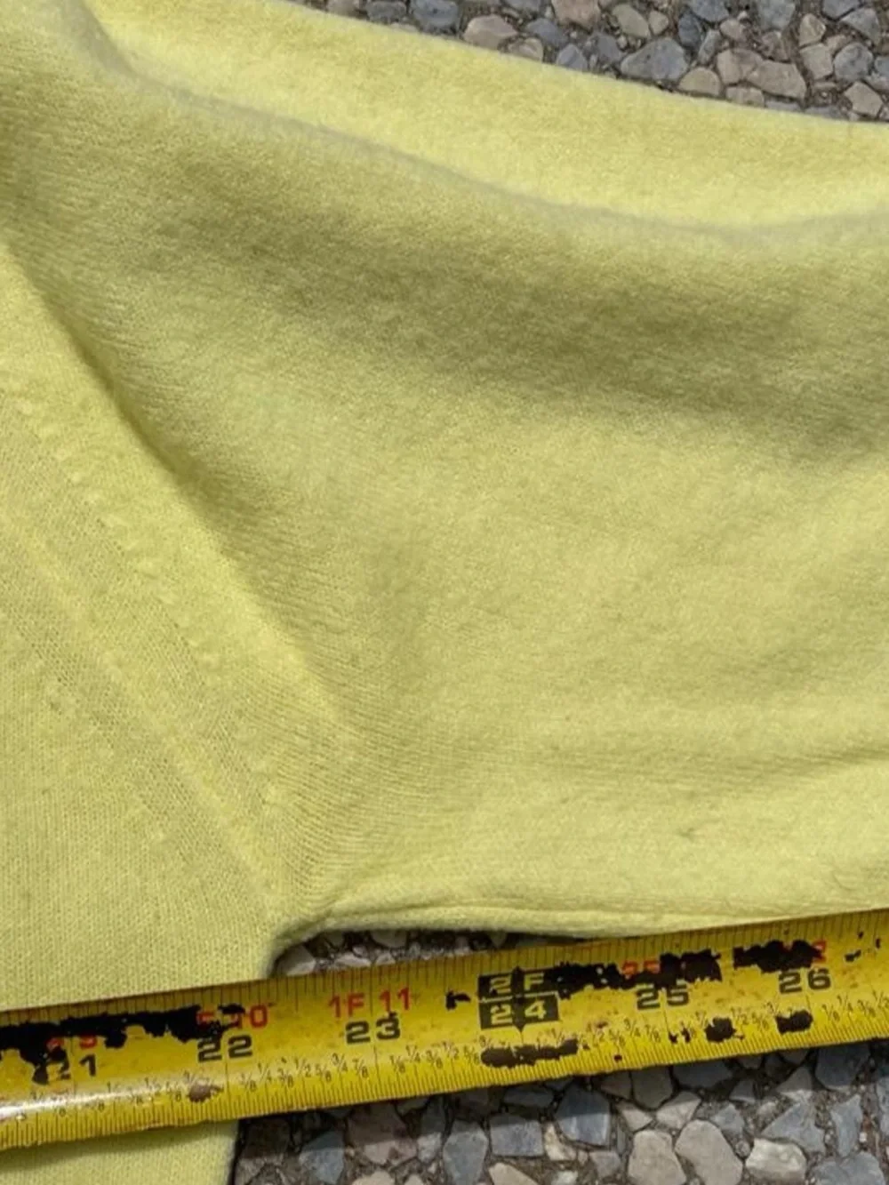 Pebble Beach Men’s Pebble Beach V-Neck Sweater in Yellow with Embroidered Logo